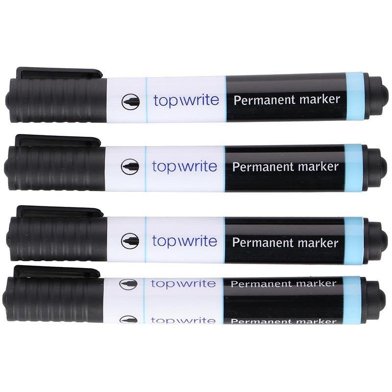 Topwrite - Permanentní popisovač 4 Stk. (schwarz)