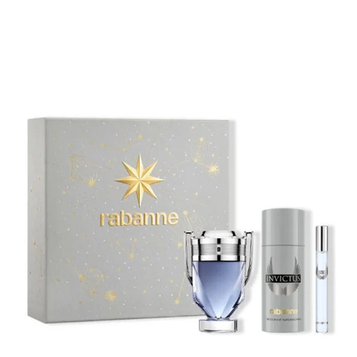 PACO RABANNE Rabanne Invictus Eau De Toilette Spray 100ml Set 3 Artikel