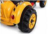 LEAN CARS Elektrische Fahrt auf Traktor mit Schaufelbagger Orange – Produktabbildung 6