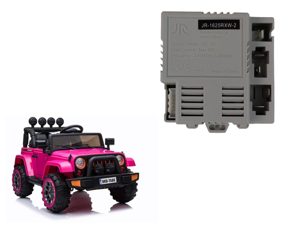 LEAN CARS Zentraleinheit JR-1625RXW-2 für elektrische Fahrt mit dem Auto BRD-7588