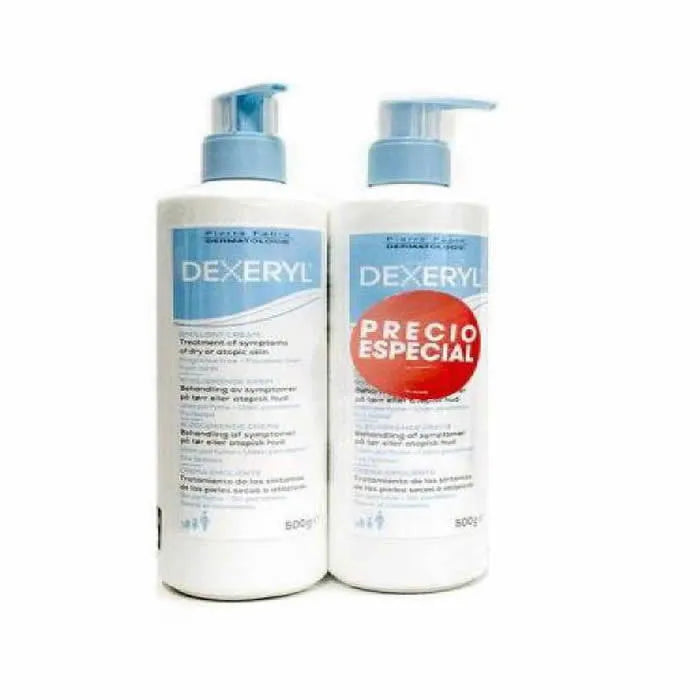 DUCRAY Dexeryl Emollient Creme Trockene Haut 2x500g