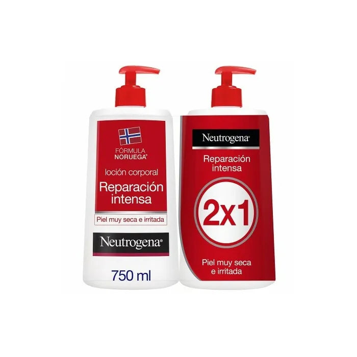 Neutrogena Bodylotion Intensive Reparatur 750 ml+750ml