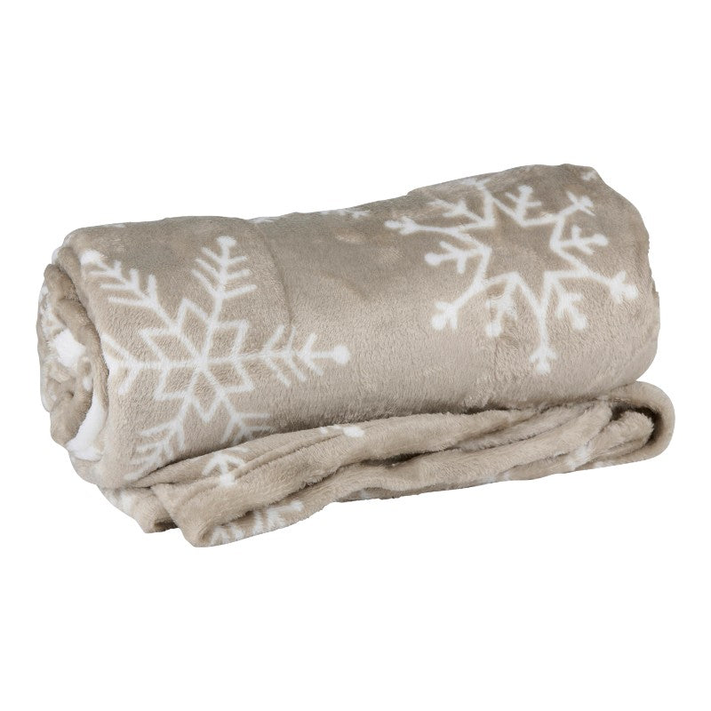 Articasa Arti Casa - Flanelová vánoční deka 150x200 cm (beige) – Produktabbildung 2