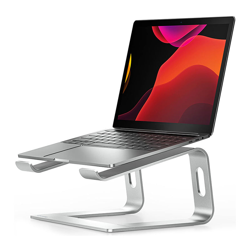 Crong AluBench – hliníkový Ständer für Laptop (silber)