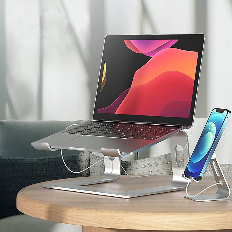 Crong AluBench – hliníkový Ständer für Laptop (silber) – Produktabbildung 10