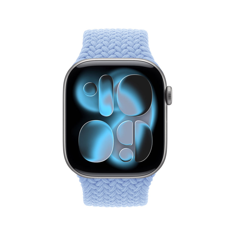 Crong Wave Band - gestrickt Armband für Apple Watch 38/40/41/42 mm (nebesky blau) – Produktabbildung 2