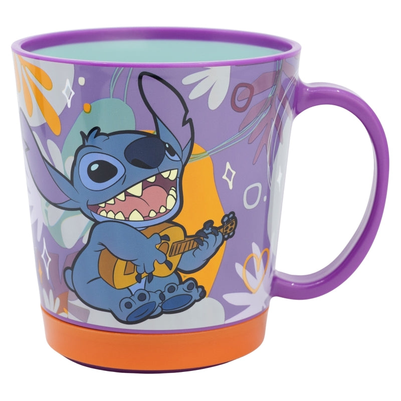 Disney Stitch - Becher Dropsafe s nelepivým povrchem aus der Kollektion Aloha 410 ml