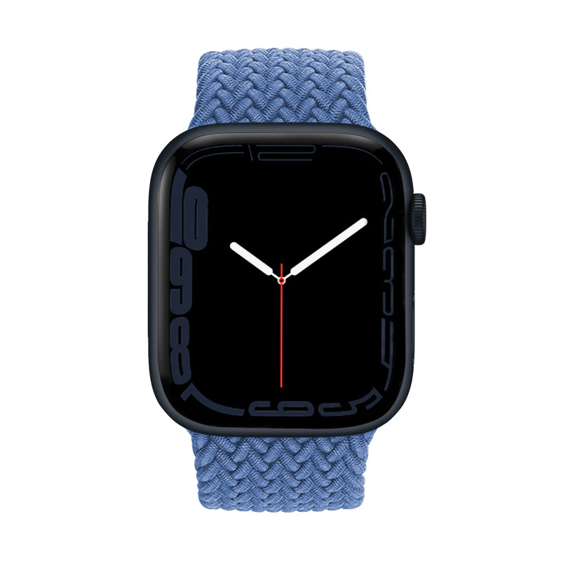 Crong Wave Band – gestrickt Armband für Apple Watch 44/45/46/49 mm (blau) – Produktabbildung 2