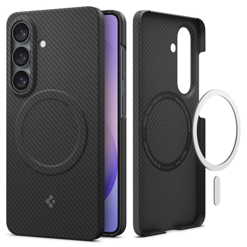 Hülle Spigen Airskin aus aramidu für Samsung Galaxy S26 (schwarz) – Produktabbildung 2