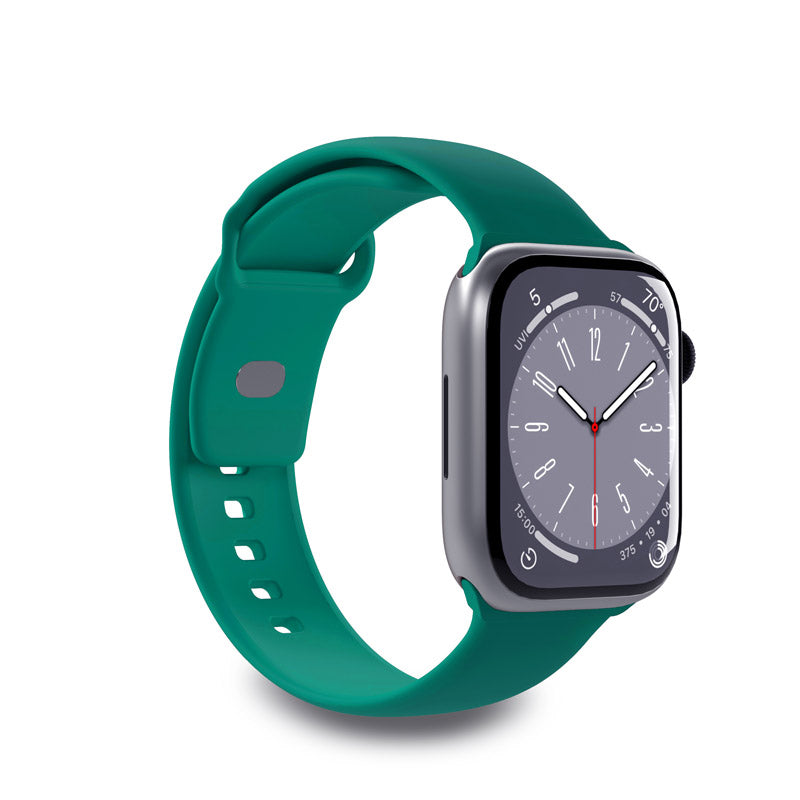 PURO ICON - Elastický Armband für Apple Watch 44/45/46/49 mm (S/M & M/L) (Jade)