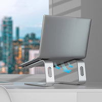 Crong AluBench – hliníkový Ständer für Laptop (silber) – Produktabbildung 7