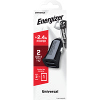 Energizer Classic - Autoladegerät 2x USB-A 2,4A 12W (schwarz) – Produktabbildung 3