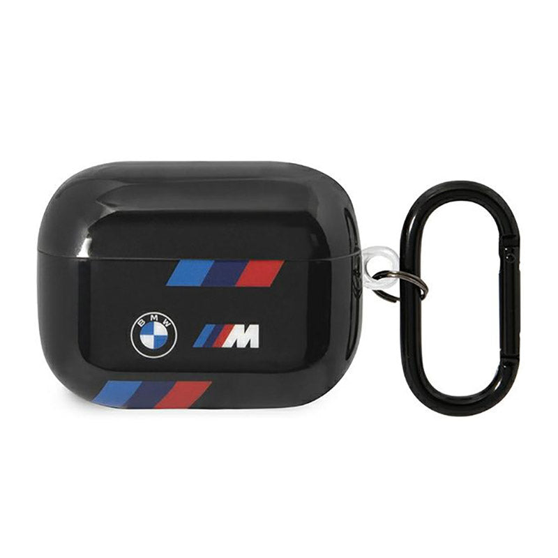 BMW Tricolor Stripes - Hülle für AirPods Pro 2 (schwarz)