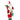 HOMCOM 120 cm singender & tanzender Weihnachtsmann, stehende animierte Weihnachtsfigur mit Strumpf, Sack, per
