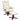 HOMCOM Relaxsessel mit Hocker, Lederoptik, neigbare Lehne, bis 150 kg, Cremeweiß