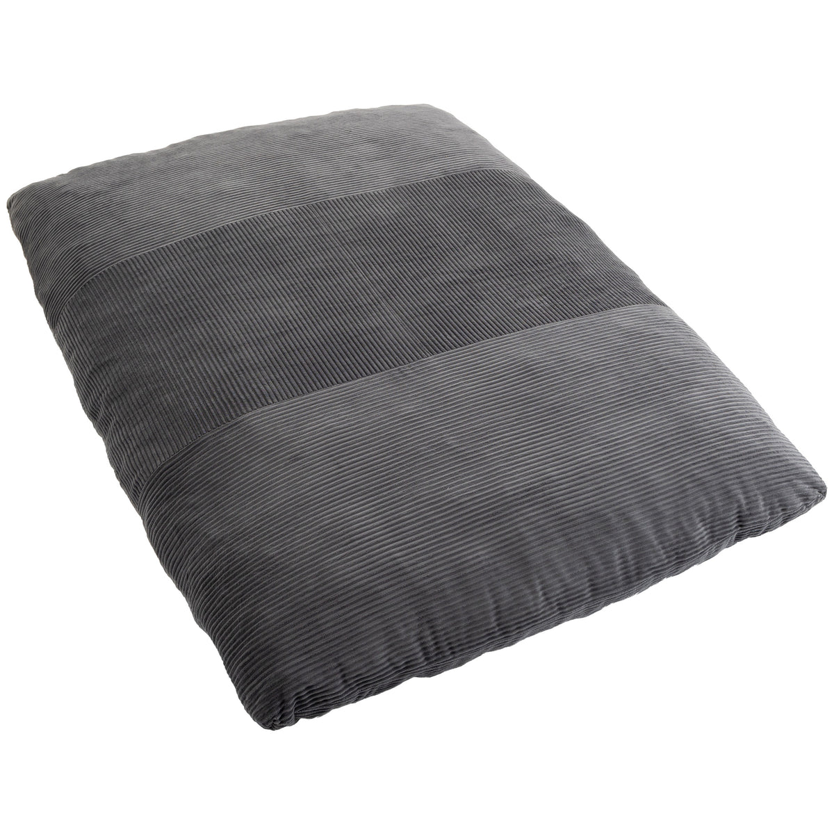 HOMCOM 2-in-1 Bodensessel aus Cord, klappbares Bodensofa zum Lesen, Gaming & Meditieren, Schlafsofa für