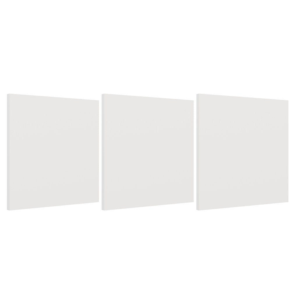 3 x TÜREN MALAX 3D FRONTEN FÜR WÜRFELREGAL MALAX 3x3 H TIP-ON WEISS