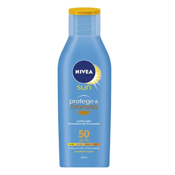 Nivea Sun Schutz And Bräune Sonnenlotion Spf50 200ml