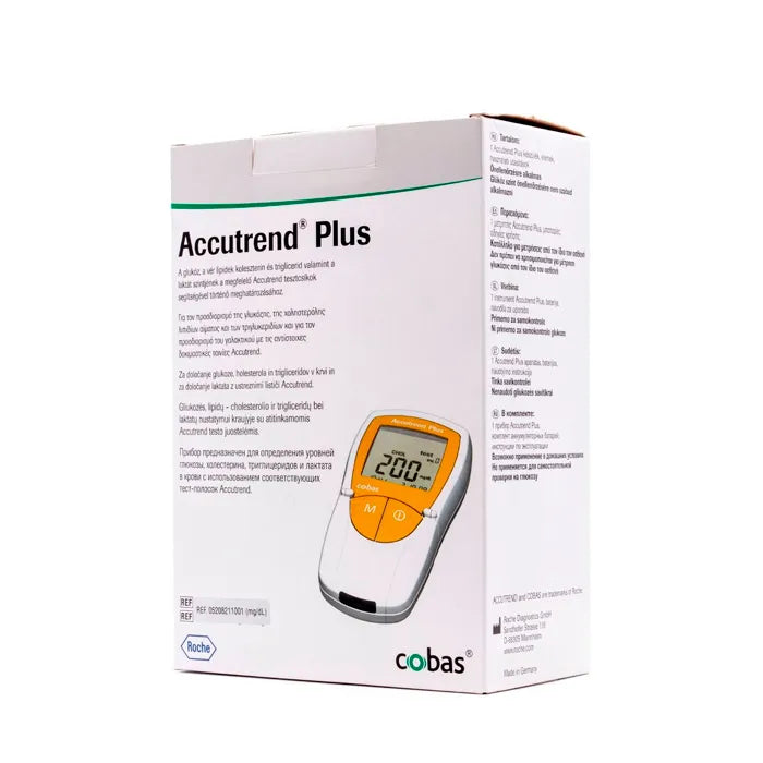 Accutrend Plus Glukose Triglyceride Cholesterin Messgerät 1U