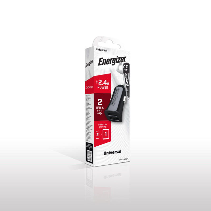 Energizer Classic - Autoladegerät 2x USB-A 2,4A 12W (schwarz) – Produktabbildung 4