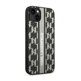 Karl Lagerfeld Monogram Stripe - Hülle für iPhone 14 Plus (grau) – Produktabbildung 4