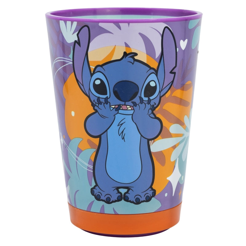 Disney Stitch - Becher Dropsafe s nelepivým povrchem aus der Kollektion Aloha 470 ml