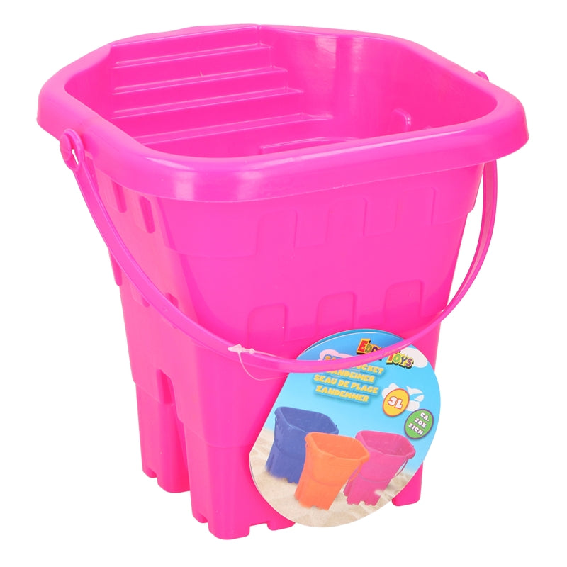 Eddy toys - Hrad s kyblíkem für písek 20 cm (rosa)