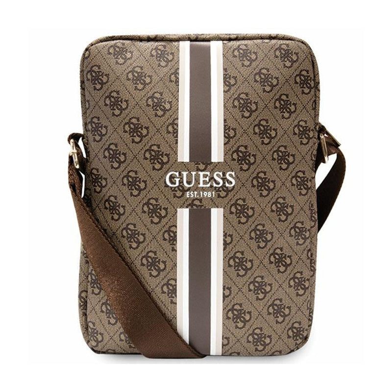 Guess 4G Stripes Tablet Bag - Tasche für 10" Tablet (braun)