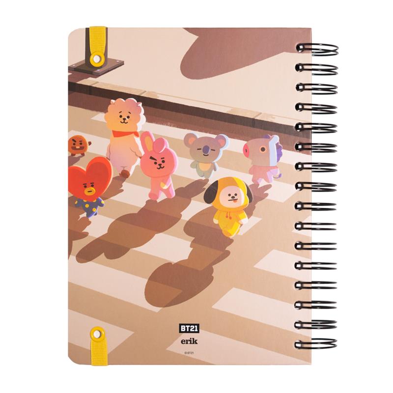 BT21 Line Friends - Notiz- blok / Notizbuch A5 – Produktabbildung 2