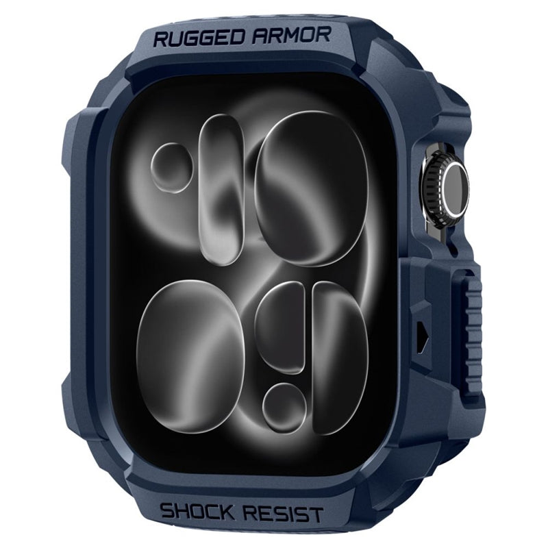 Spigen Rugged Armor V2 - Hülle für Apple Watch 10/11 42 mm (dunkel blau) – Produktabbildung 2