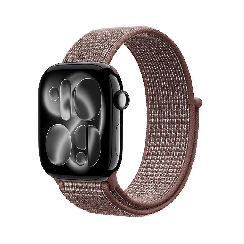 Crong Nylon - Sport- Armband für Apple Watch 38/40/41/42 mm (kouřově violett)
