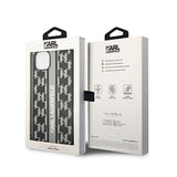 Karl Lagerfeld Monogram Stripe - Hülle für iPhone 14 Plus (grau) – Produktabbildung 8