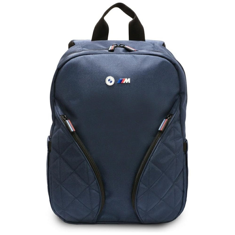 BMW Nylonové kapsy a Metall- Logo - Rucksack für Laptop 16" (dunkel blau)