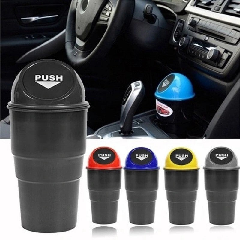 Dunlop - Korb für odpadky für Auto 400 ml 10x17 cm (gelb / schwarz) – Produktabbildung 2