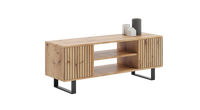 Focus loft RTV cabinet 135 cm - decor laths oak craft