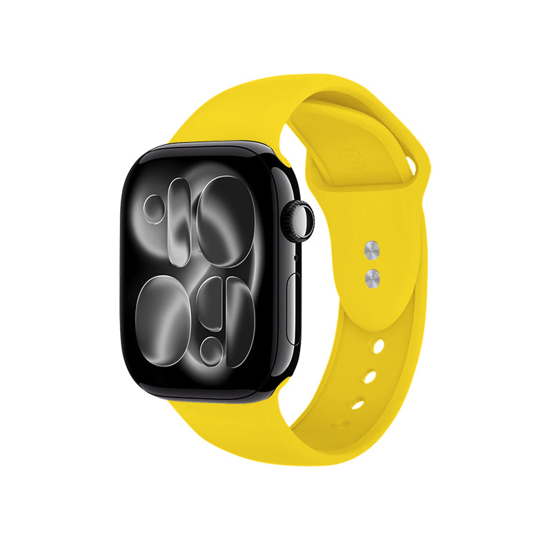 Crong Liquid - Armband für Apple Watch 38/40/41/42 mm (gelb)