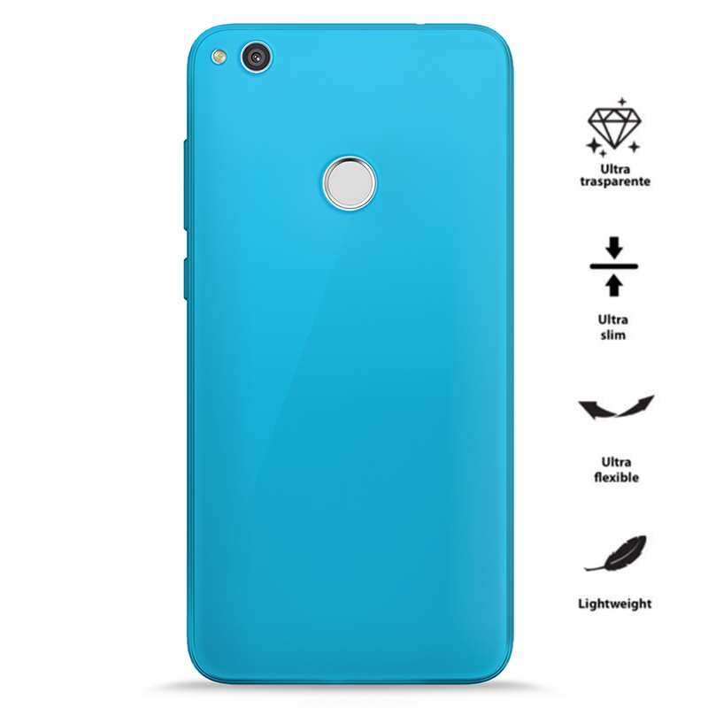 PURO 0.3 Nude - Hülle Huawei P8 Lite (2017) / Honor 8 Lite (Fluo Blue)