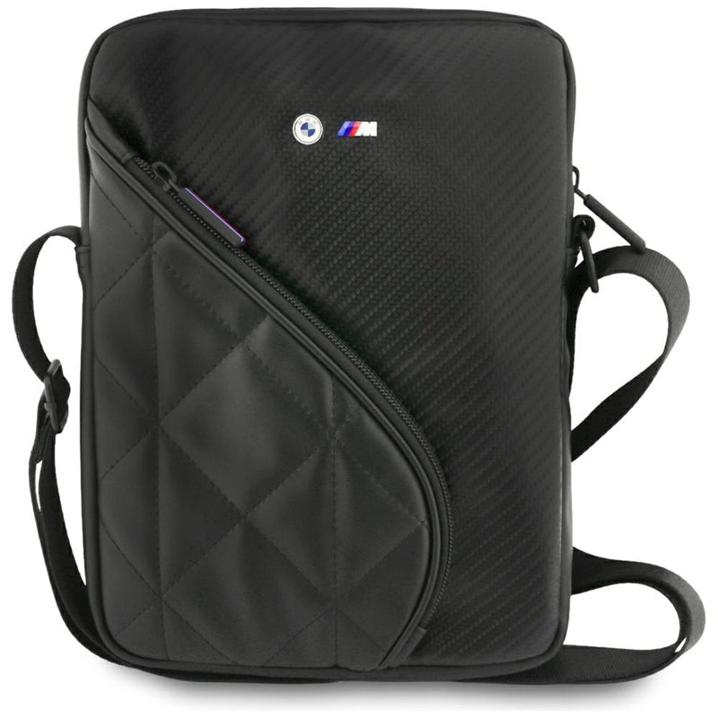 Karbonové kapsy a Metall- Logo BMW - Tasche für Tablet 10" (schwarz)