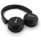 Guess Metal Logo Script - kabellose Over-Ear- Kopfhörer Bluetooth V5.3 (schwarz) – Produktabbildung 3