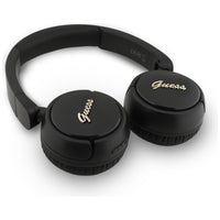 Guess Metal Logo Script - kabellose Over-Ear- Kopfhörer Bluetooth V5.3 (schwarz) – Produktabbildung 3