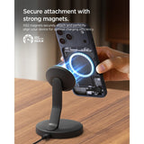 Kabelloses Ladegerät Spigen EF151MS Essential - MagSafe 15W (schwarz) – Produktabbildung 5
