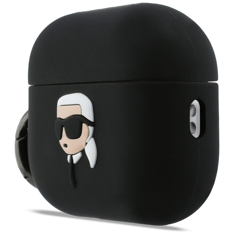 Silikonhülle Karl Lagerfeld Karl Head 3D – AirPods Pro 3 (schwarz) – Produktabbildung 2