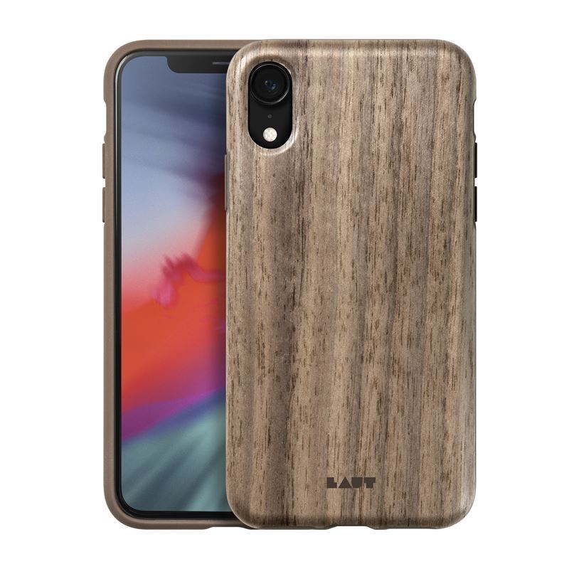 Laut PINNACLE - Hülle für iPhone XR with natural wood (Walnut)