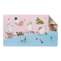 Moomin Mumins - XL psací Unterlage aus eko Leder 60 x 35 cm