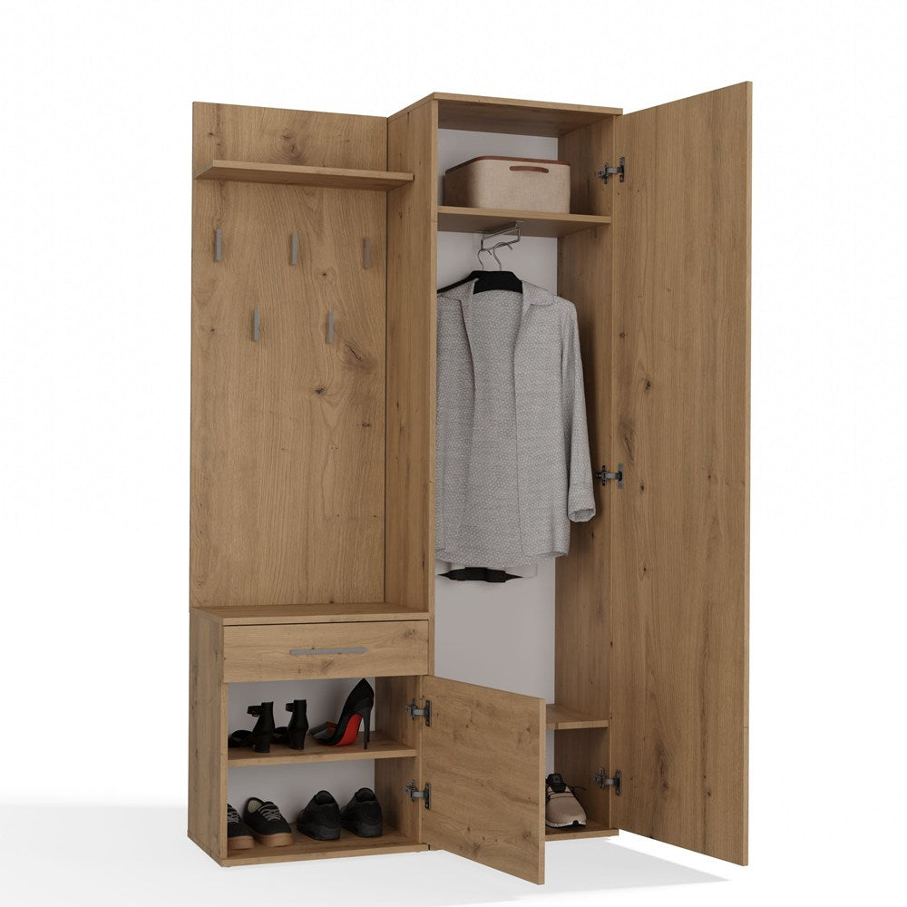 Garderobe DUO EICHE ARTISAN – Produktabbildung 6
