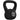 HOMCOM Kettlebell Kugelhantel 14 kg Gewicht-Hantel mit Sand befüllt für Anfänger Schwarz