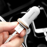 Borofone - Autoladegerät 2x USB, weiß – Produktabbildung 2
