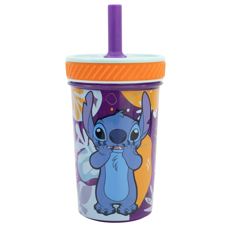 Disney Stitch - Dropsafe Non-Tip Cup se Silikon- Strohhalm aus der Kollektion Aloha 370 ml – Produktabbildung 2