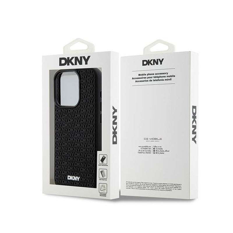 DKNY 3D Rubber Repeat Pattern - Hülle für iPhone 15 Pro Max (schwarz) – Produktabbildung 8