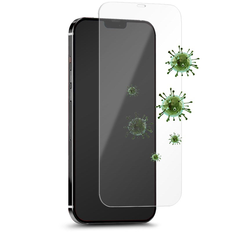 antibakteriell gehärtetes Schutzglas PURO s antibakteriell ochranou für iPhone 12 Pro Max Screen – Produktabbildung 2